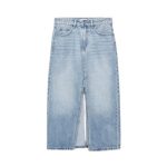 Slit Denim Slimming Skirt